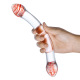 Glas - Double Dildo en Verre Red Head