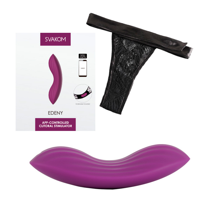 Svakom - Stumulator clitoridien contrôlé par l'application Edeny Violet Svakom - Stumulator clitoridien contrôlé par l'application Edeny Violet