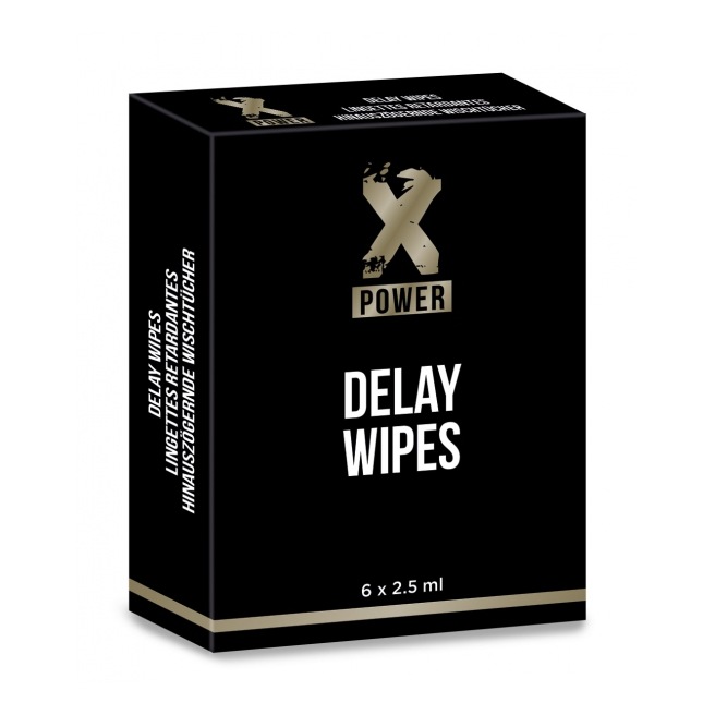 Lingettes retardantes - 6 Lingettes