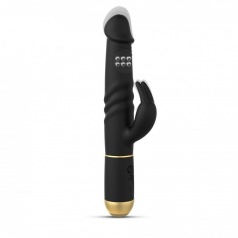 Vibromasseur Furious Rabbit 2.0 - Noir et Or Vibromasseur Furious Rabbit 2.0 - Noir et Or