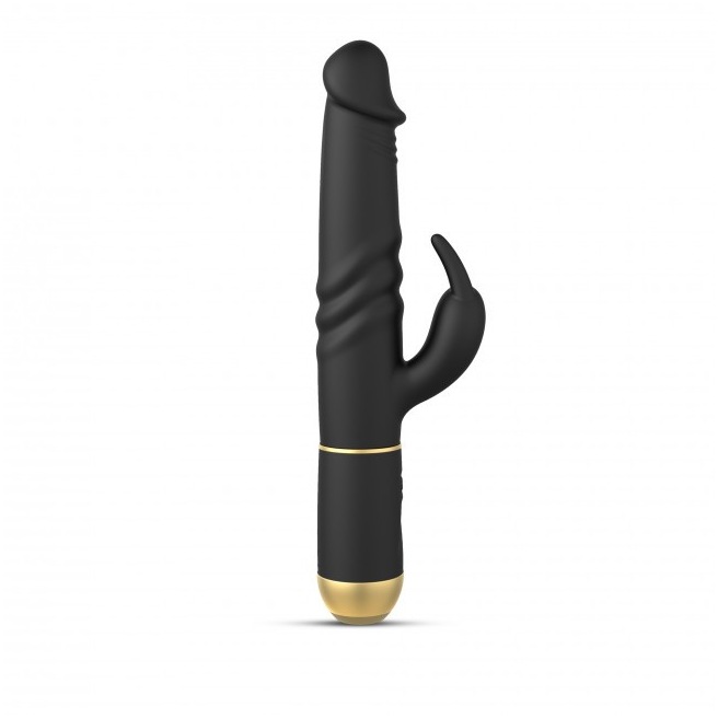 Vibromasseur Furious Rabbit 2.0 - Noir et Or Vibromasseur Furious Rabbit 2.0 - Noir et Or