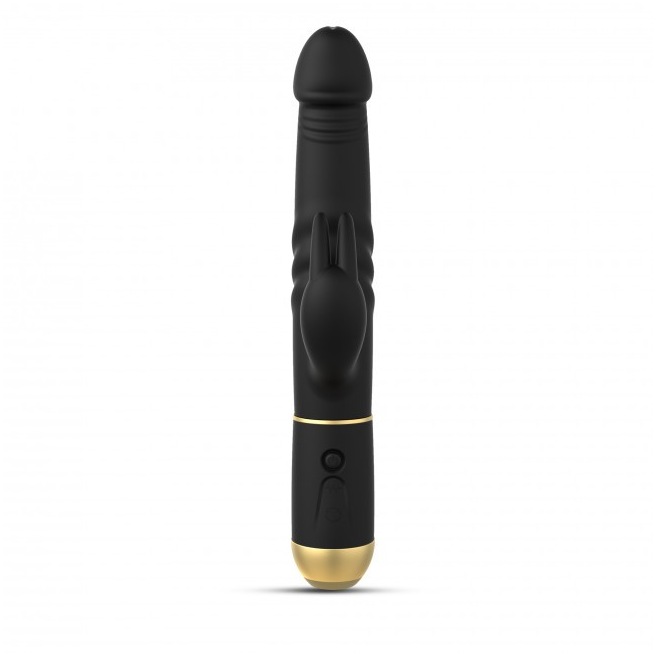 Vibromasseur Furious Rabbit 2.0 - Noir et Or Vibromasseur Furious Rabbit 2.0 - Noir et Or