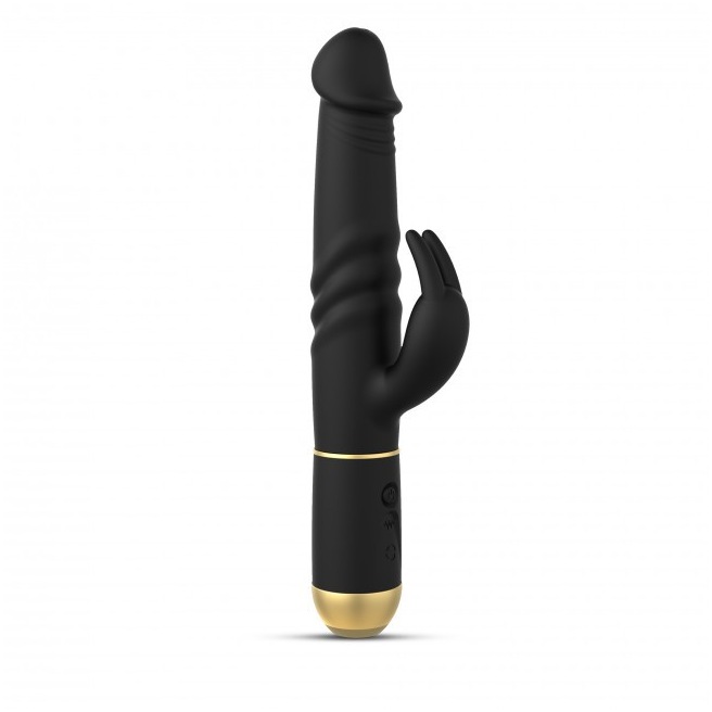 Vibromasseur Furious Rabbit 2.0 - Noir et Or Vibromasseur Furious Rabbit 2.0 - Noir et Or