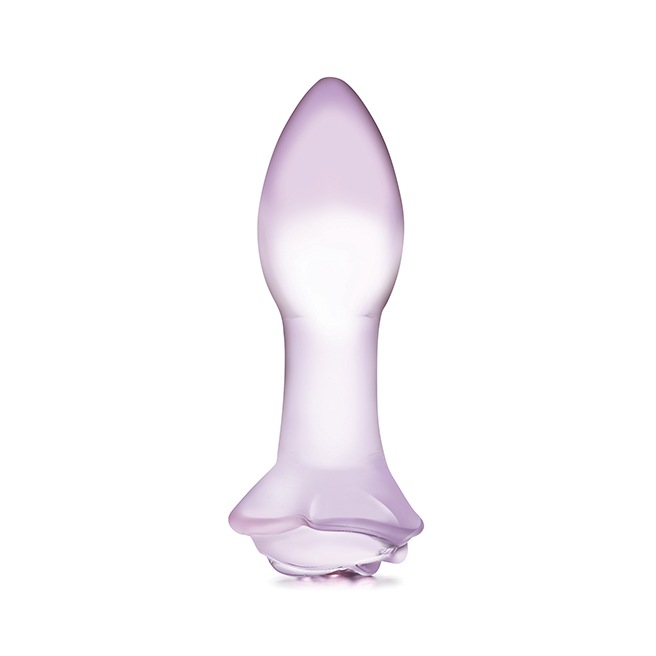 Glas - Plug anal en verre Rosebud