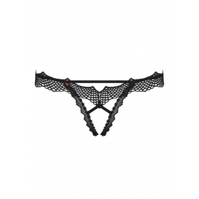 Bravelle String ouvert - Noir Bravelle String ouvert - Noir