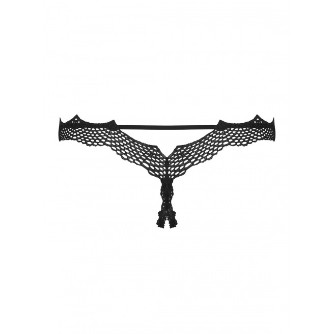 Bravelle String ouvert - Noir Bravelle String ouvert - Noir