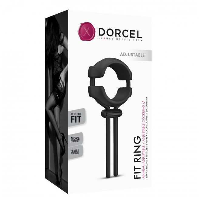 Cockring Fit Ring Dorcel - Noir Cockring Fit Ring Dorcel - Noir