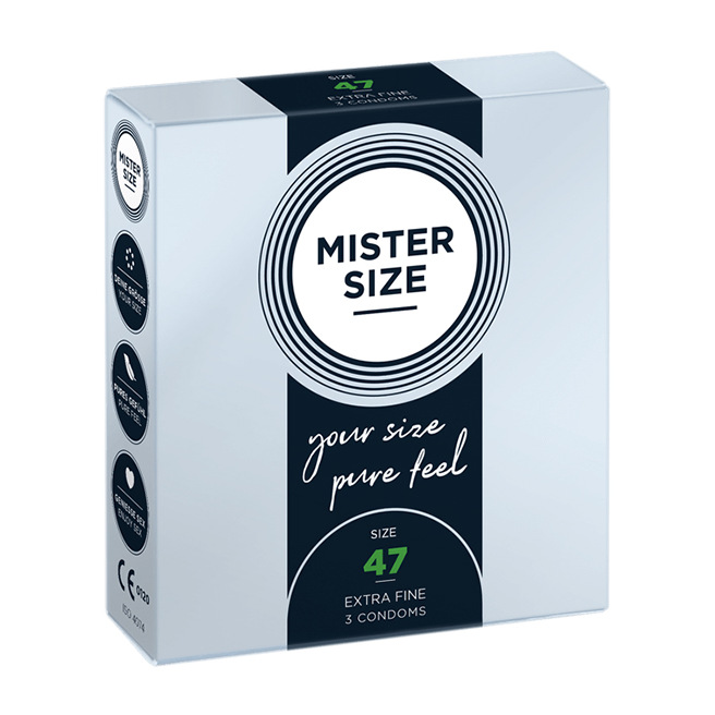 Mister Size - 47 mm Préservatifs 3 Pièces