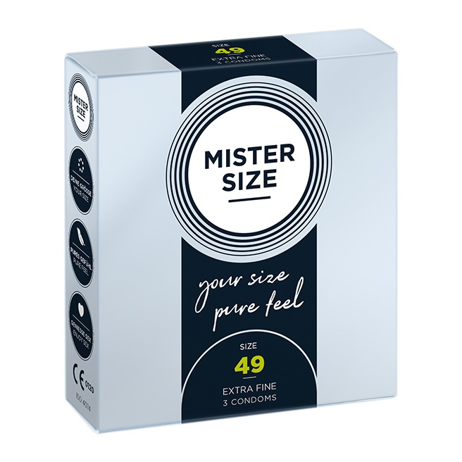 Mister Size - 49 mm Préservatifs 3 Pièces