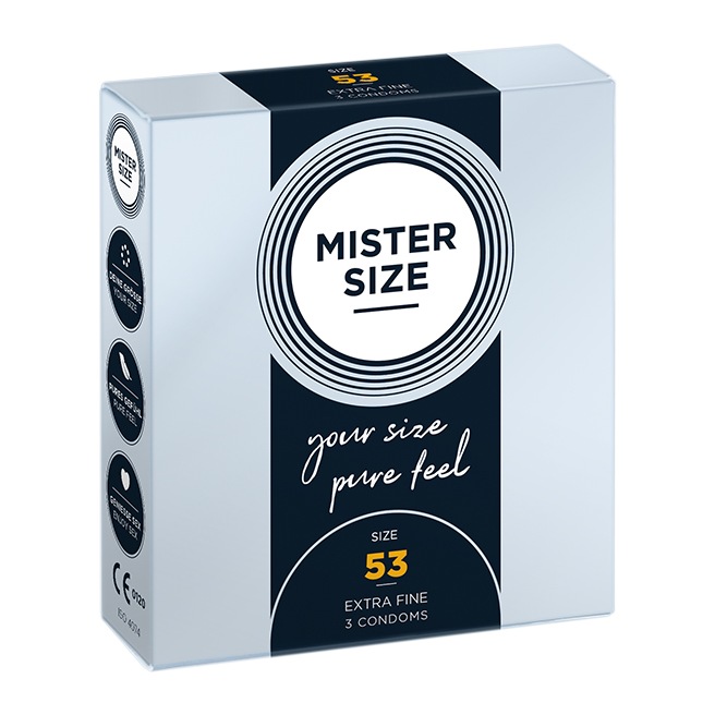 Mister Size - 53 mm Préservatifs 3 Pièces
