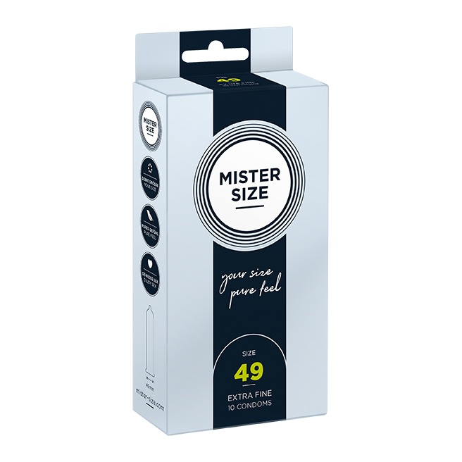 Mister Size - 49 mm Préservatifs 10 Pièces