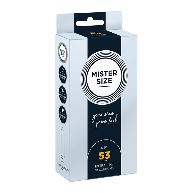 Mister Size - 53 mm Préservatifs 10 Pièces
