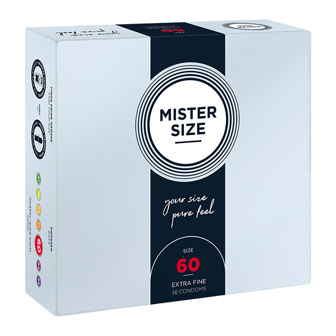  Mister Size - 60 mm Préservatifs 36 Pièces