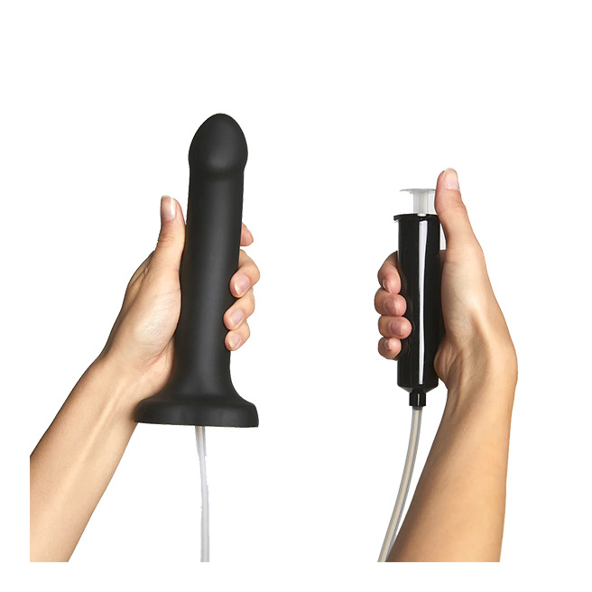 Strap-On-Me - Gode éjacule semi-réaliste Cum Black L