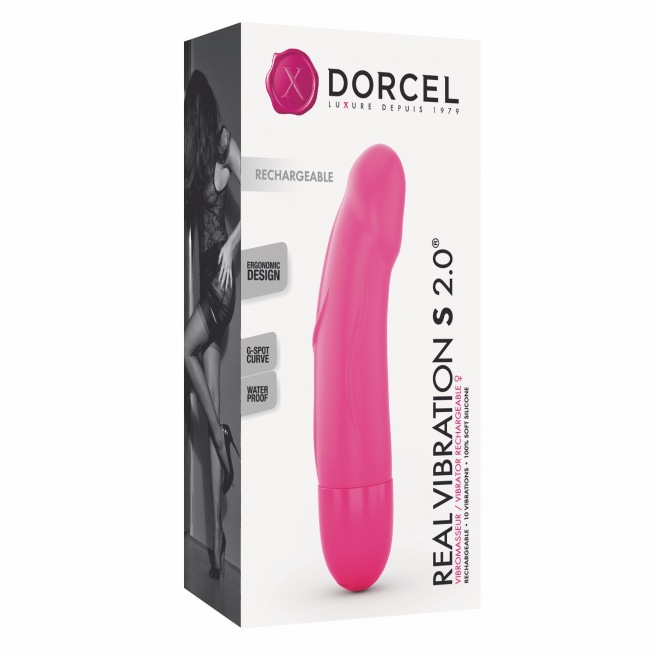 Vibromasseur Real Vibration S 16 cm 2.0 - Rose Vibromasseur Real Vibration S 16 cm 2.0 - Rose