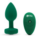 B-Vibe - Plug Bijou Vibrant M/L Emeraude