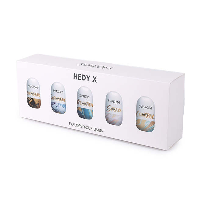 Svakom - Hedy X Masturbateur Pack de 5 Textures Mixtes