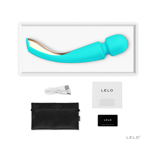 Lelo - Smart Wand 2 Masseur Moyen Bleu Océan