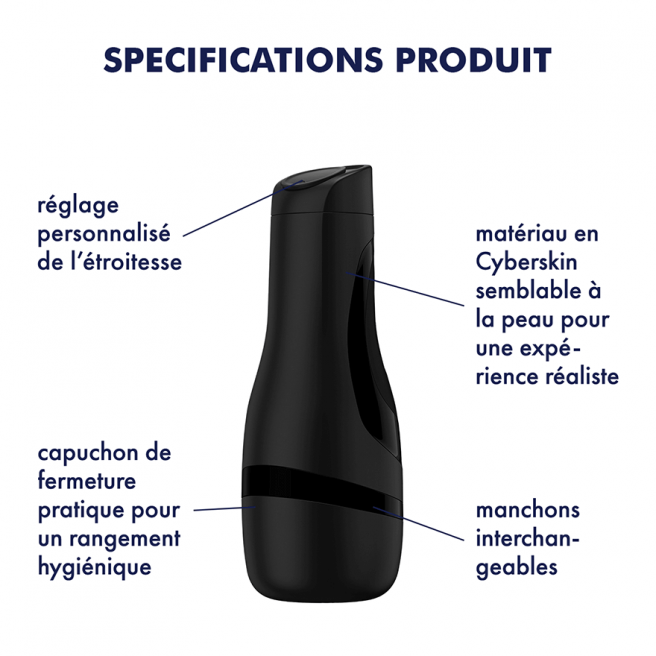 Masturbateur Satisfyer Men Classic - Noir