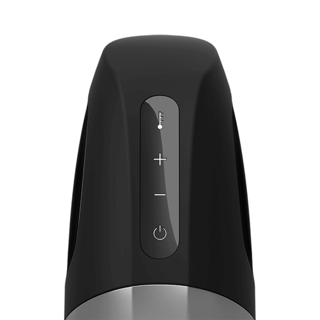 Masturbateur Satisfyer Men Heat Vibration - Noir et Argent