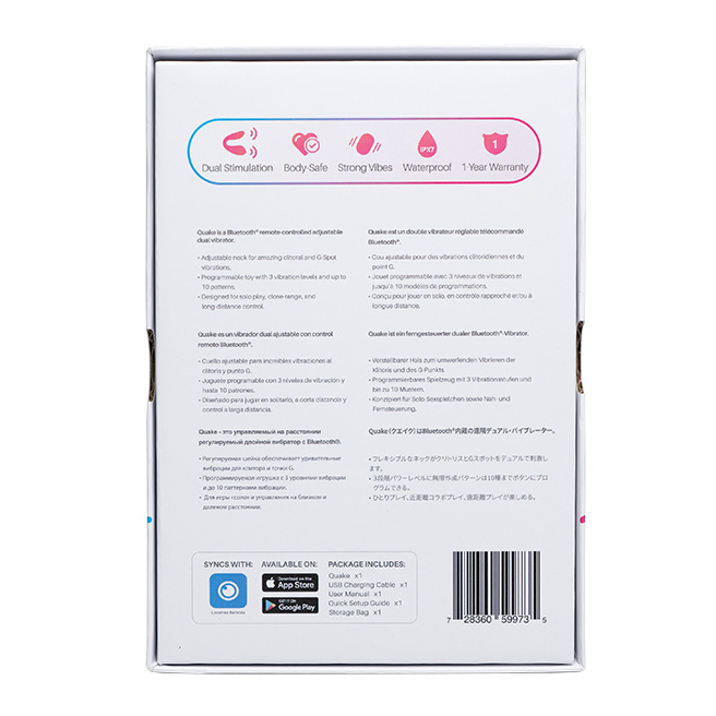 Lovense - Vibromasseur double réglable Quake