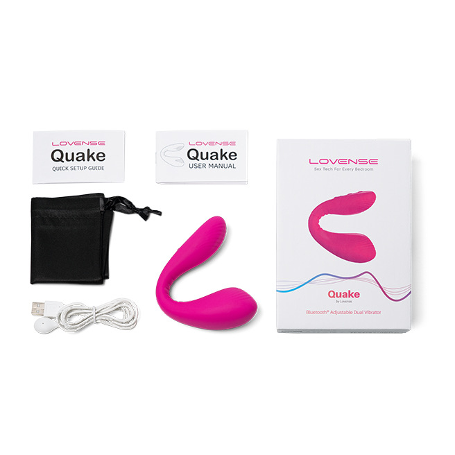 Lovense - Vibromasseur double réglable Quake