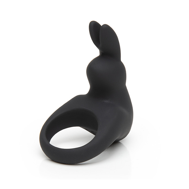 Happy Rabbit - Cockring Rabbit Vibrant Rechargeable Noir