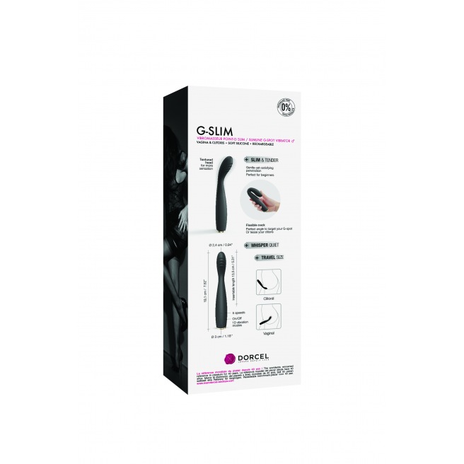 Vibromasseur G-Slim - Noir Vibromasseur G-Slim - Noir