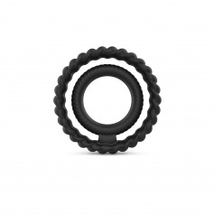 Cockring Double anneau Dorcel - Noir Cockring Double anneau Dorcel - Noir