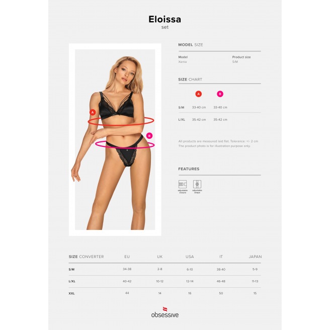 Eloissa Ensemble 2 pièces - Noir