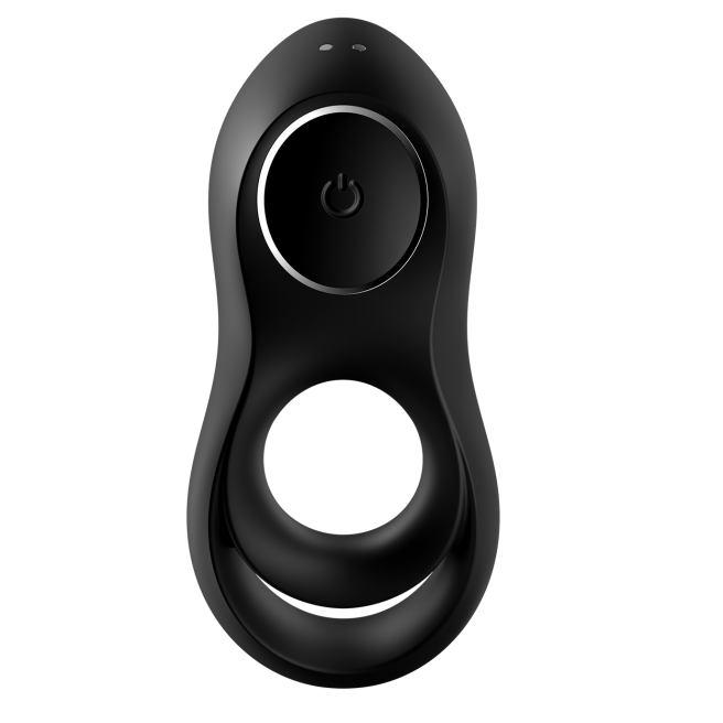 Cockring Satisfyer Legendary Duo - Noir Cockring Satisfyer Legendary Duo - Noir