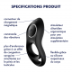 Cockring Satisfyer Legendary Duo - Noir