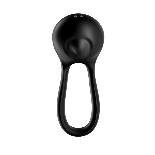 Cockring Satisfyer Majestic Duo - Noir Cockring Satisfyer Majestic Duo - Noir