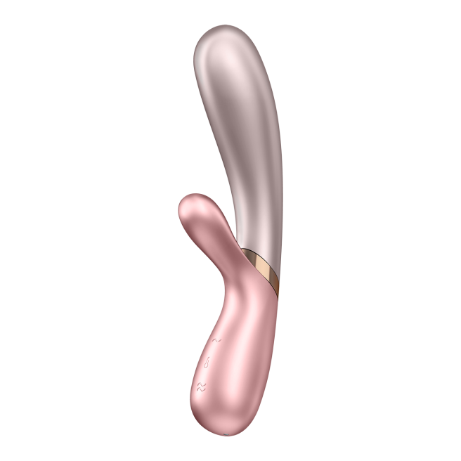 Vibromasseur lapin chauffant Satisfyer Hot Lover rose