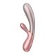 Vibromasseur lapin chauffant Satisfyer Hot Lover rose