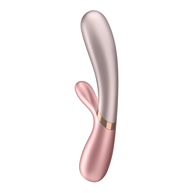 Vibromasseur lapin chauffant Satisfyer Hot Lover rose