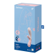 Vibromasseur lapin chauffant Satisfyer Hot Lover rose