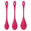 Boules de Geisha Satisfyer Yoni Power 1 - Set de 3 - Rouge