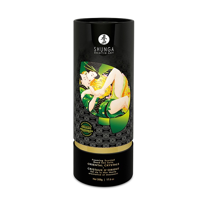 Shunga - Sels de bain aux cristaux orientaux Fleur de Lotus 500 grammes