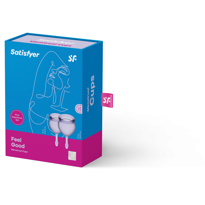 Coupe menstruelle Satisfyer Feel Good - Lila Coupe menstruelle Satisfyer Feel Good - Lila