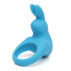 Happy Rabbit - Cockring Rabbit Vibrant Rechargeable Bleu