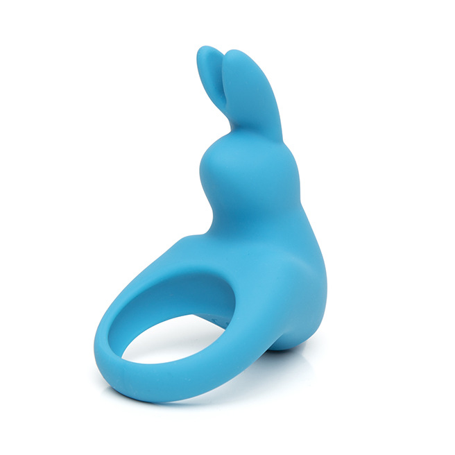 Happy Rabbit - Cockring Rabbit Vibrant Rechargeable Bleu