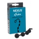 Nexus - Perles anales Excite Medium en silicone Noir