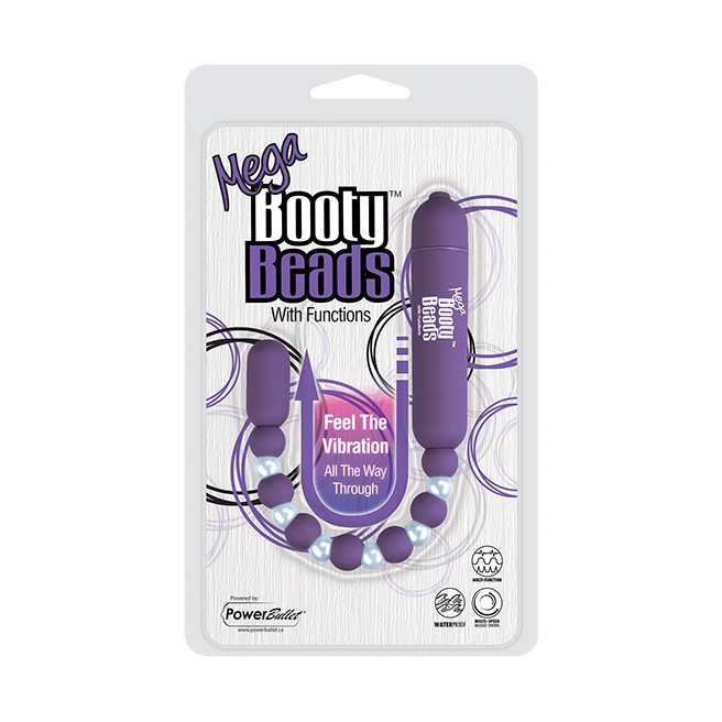 PowerBullet - Mega Booty Beads avec 7 Fonctions Violet
