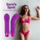 PowerBullet - Sara's Spot Vibromasseur 10 Fonctions Rose