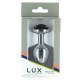 Lux Active - Plug anal en métal Black Rose
