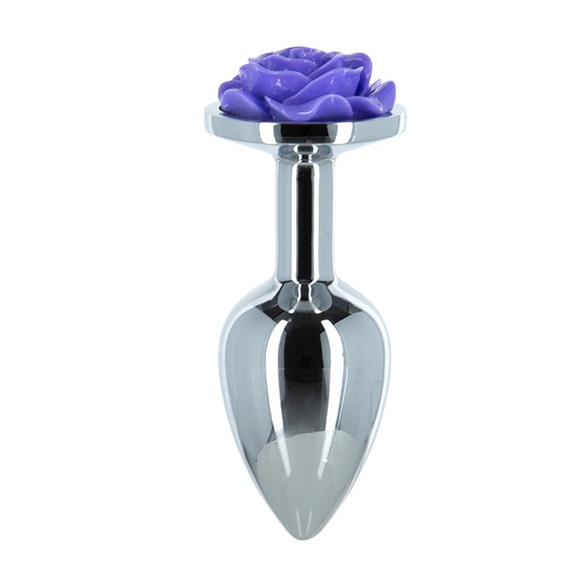 Lux Active - Plug anal en métal Purple Rose