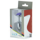 Lux Active - Plug anal en métal Purple Rose