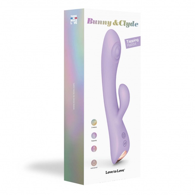Vibromasseur BUNNY & CLYDE - VIVA MAUVE Vibromasseur BUNNY & CLYDE - VIVA MAUVE