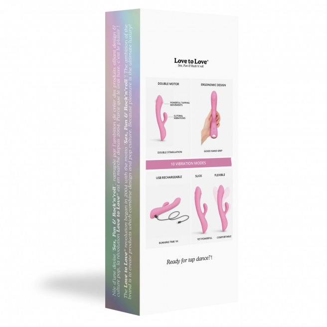 Vibromasseur BUNNY & CLYDE - PINK PASSION Vibromasseur BUNNY & CLYDE - PINK PASSION